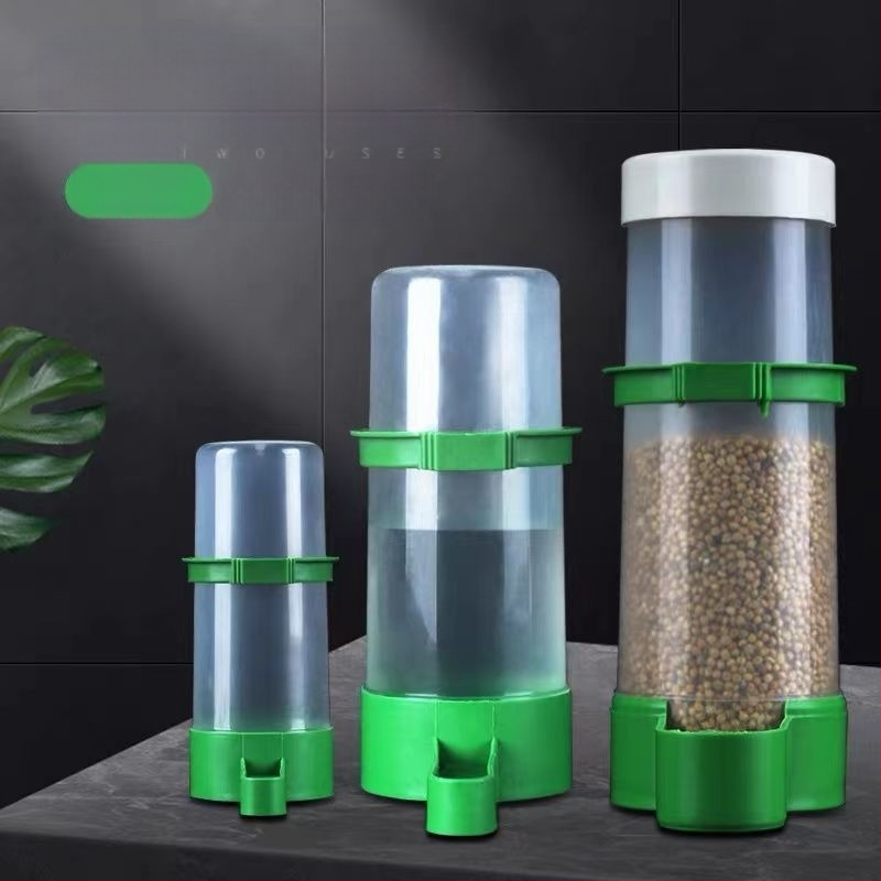 Paukščių vandens dispenseris, plastmasinis, tinkamas akvariumo paukščiams, pusiau automatizuotas vandens tiekimas