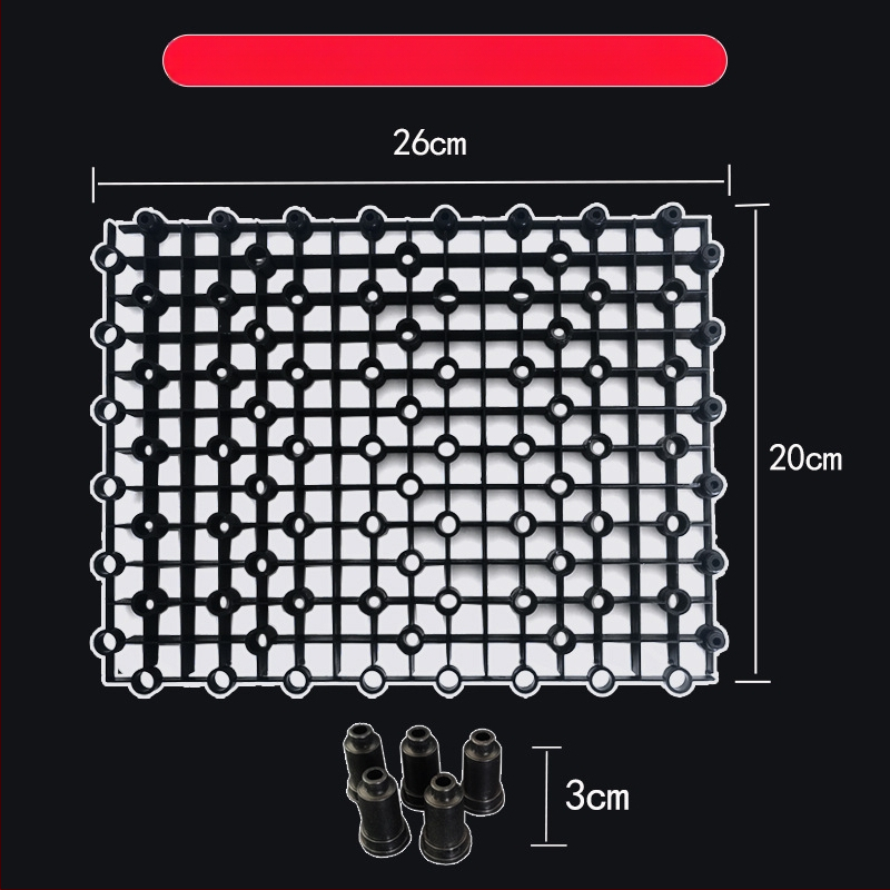 Apatinė filtravimo plokštė su grotelėmis akvariumui korytnačiai - Medžiaga PP, Svoris 131 g, Prekės ženklas Yijingcheng