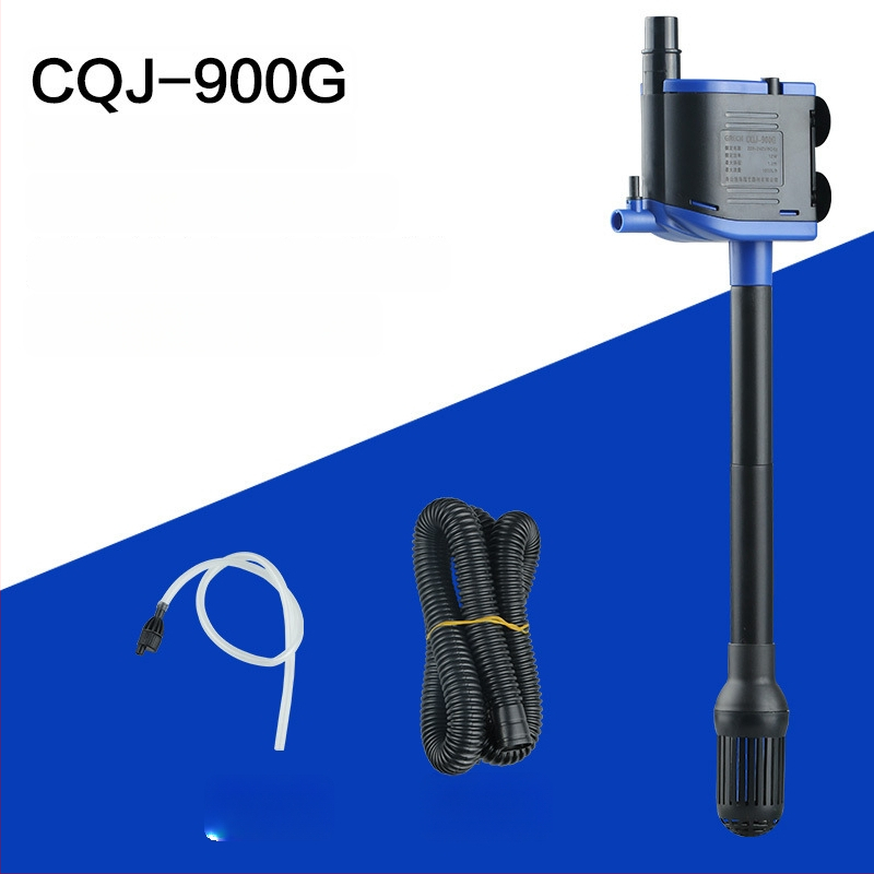 Trys į vieną akvariumo siurblys su filtravimu ir aeracija; plastmasinis korpusas; vertikalus sienos montavimas