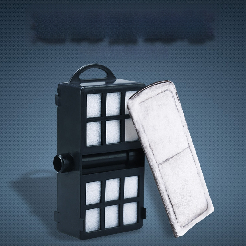 Akvariumo filtras su kriokliu, medvilnės filtras, sieninis tvirtinimas, įmontuota filtravimo dėžutė (0,5 kg)