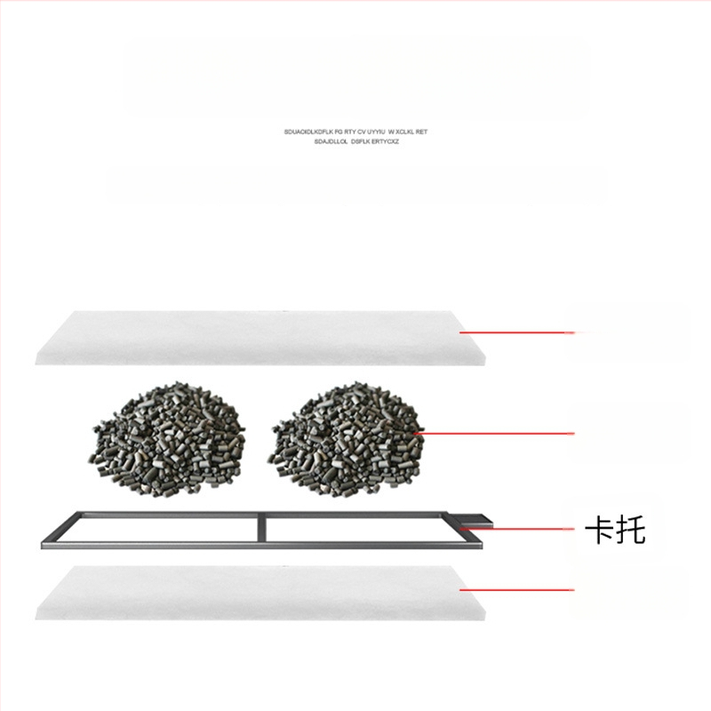 Akvariumo filtras su kriokliu, medvilnės filtras, sieninis tvirtinimas, įmontuota filtravimo dėžutė (0,5 kg)