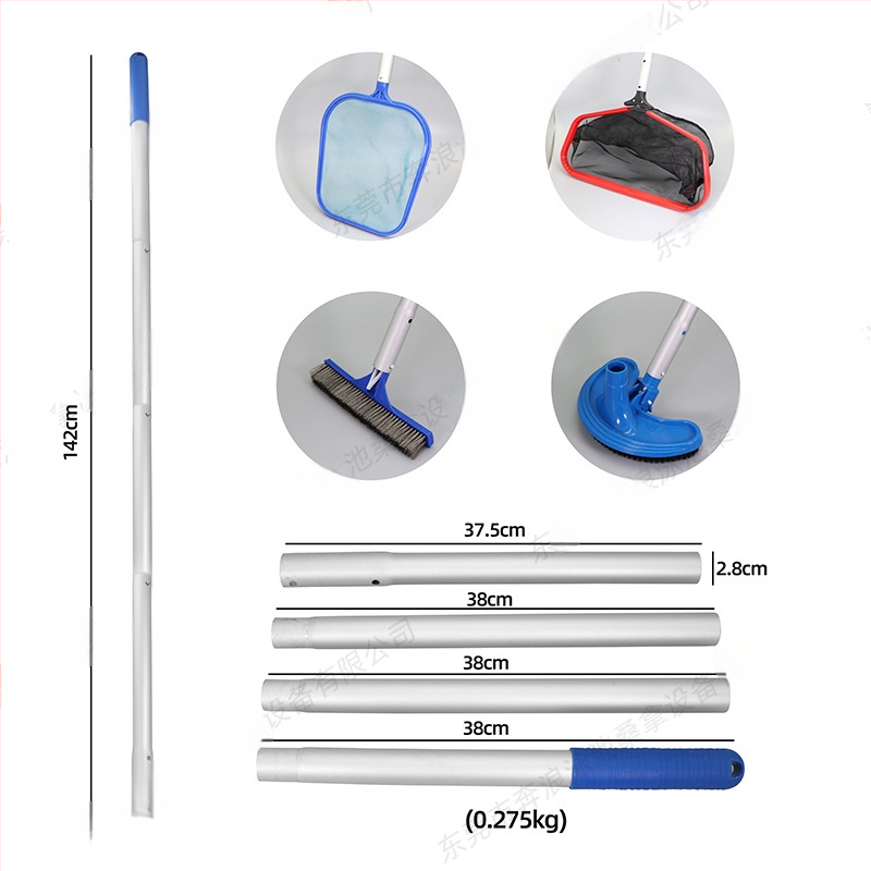 Pevná hlbokovodná sieťka na listy do bazéna s vyberateľnou rukoväťou