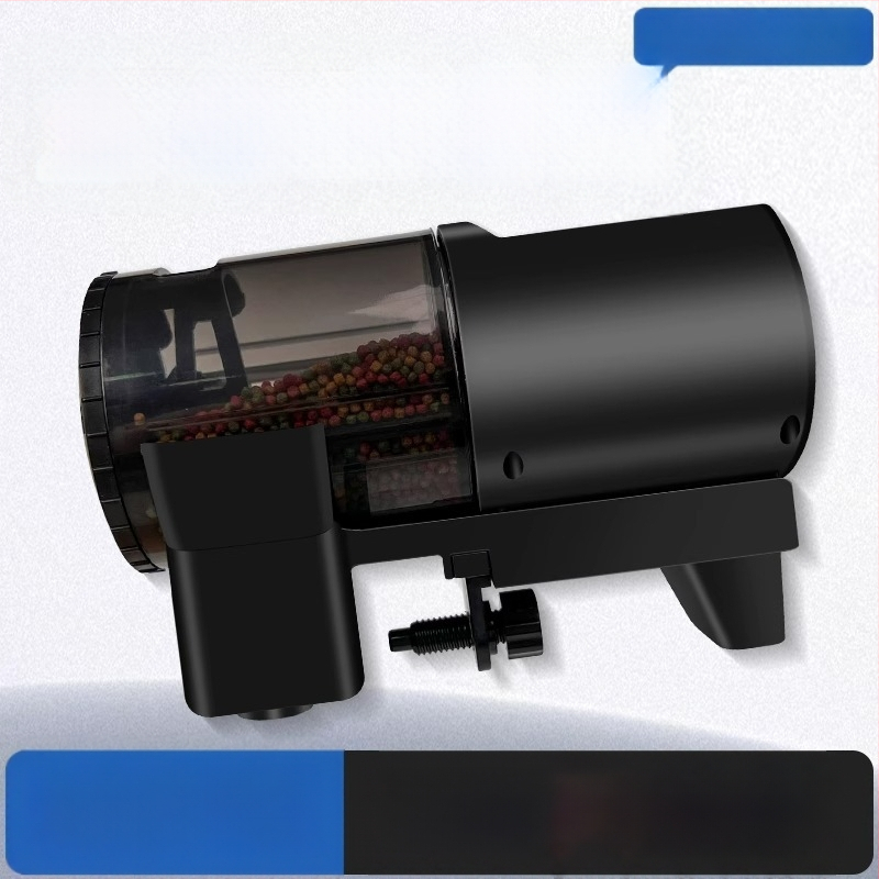 Akvariumo programuojamas elektrinis šėrimo įrenginys su laikmačiu, skirtas dekoratyvinėms žuvims ir vėžliams, pilnas rinkinys