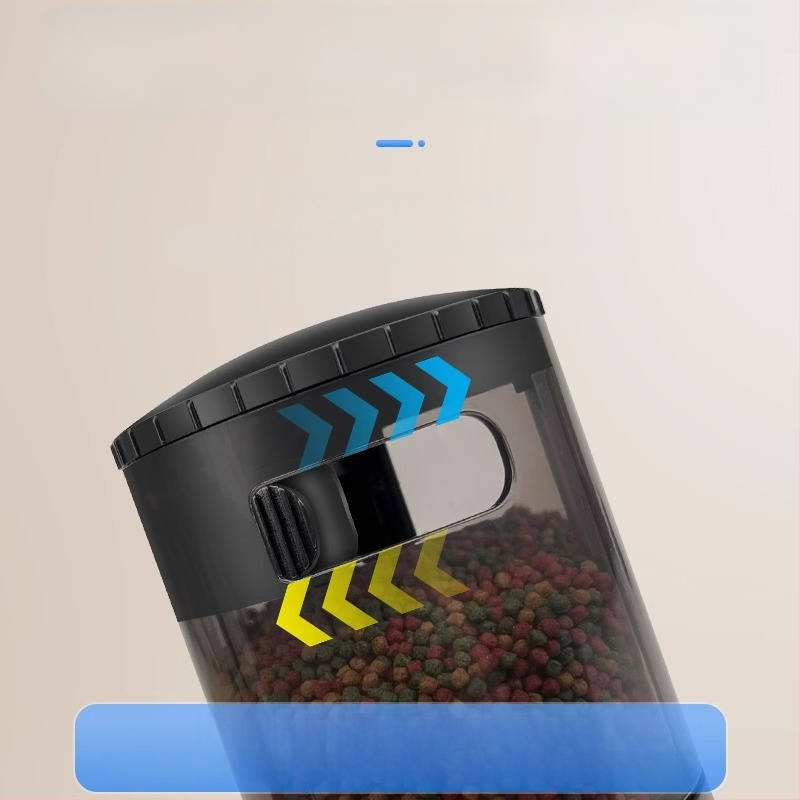 Akvariumo programuojamas elektrinis šėrimo įrenginys su laikmačiu, skirtas dekoratyvinėms žuvims ir vėžliams, pilnas rinkinys