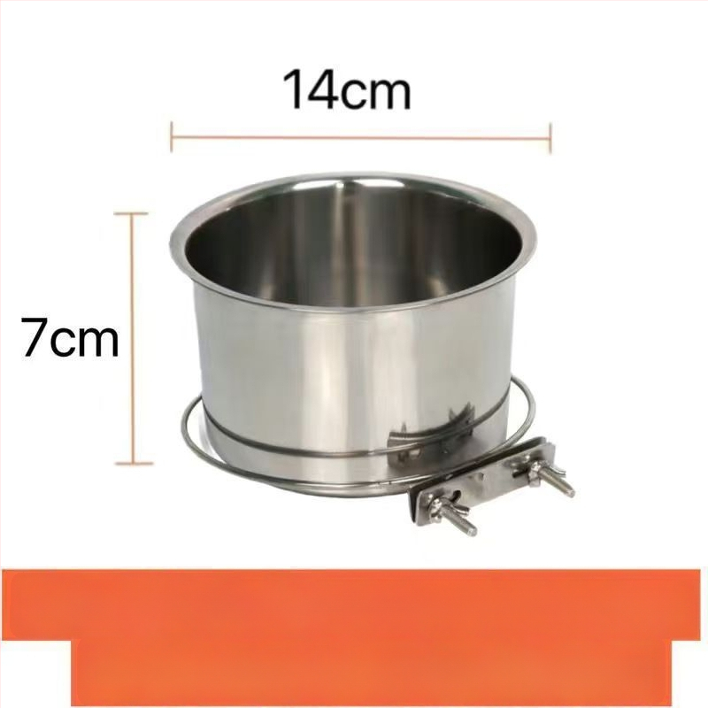 Rippuv toidukauss lemmikloomadele – libisemisvastane, roostevabast terasest, sobib kassidele ja koertele