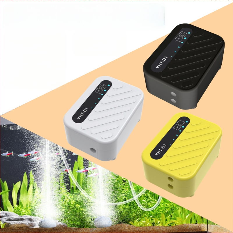 Akvariumo deguonies siurblys, tylus veikimas, įkraunamas, dviejų naudojimo režimų