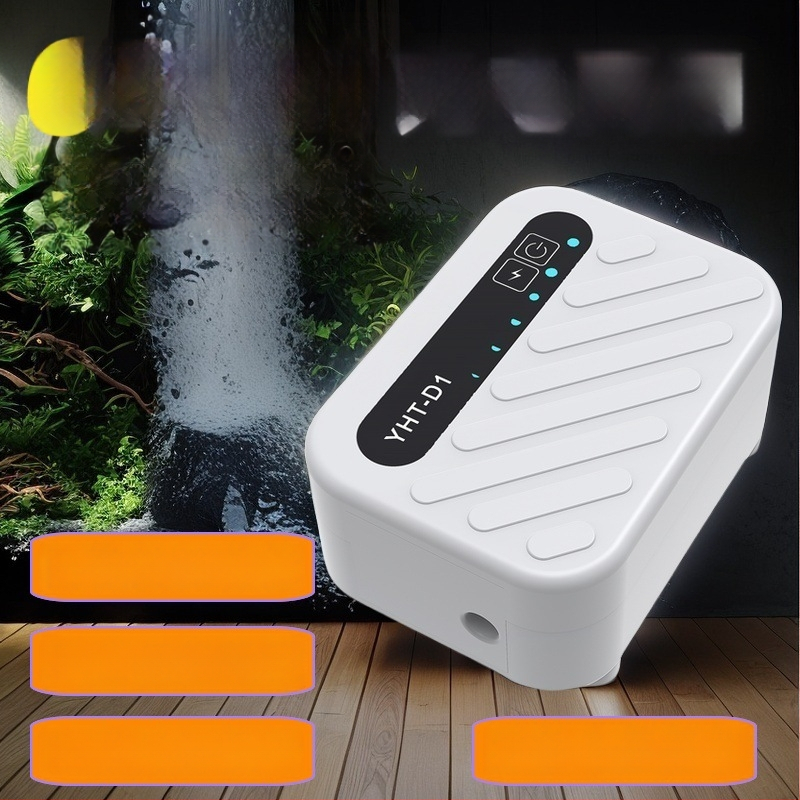 Akvariumo deguonies siurblys, tylus veikimas, įkraunamas, dviejų naudojimo režimų