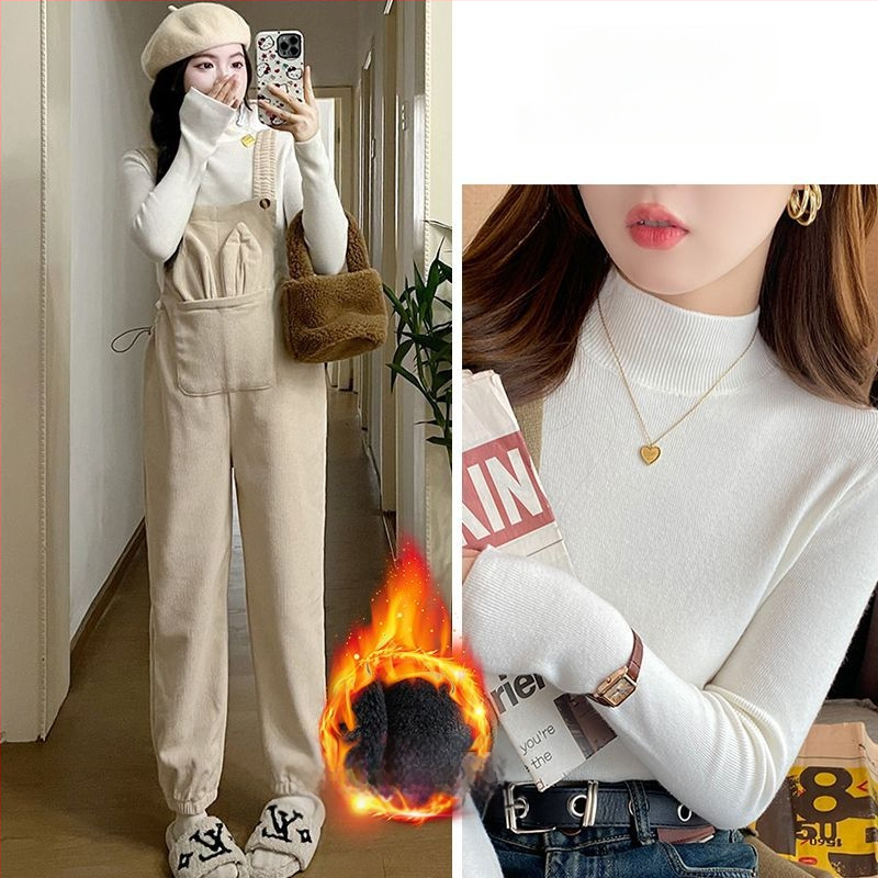 Nėščios moters kombinezonos su petnešomis — 3/4 ilgio kelnės, Chenille audinys, elastanas <30%, mikroelastinis, laisvas kirpimas