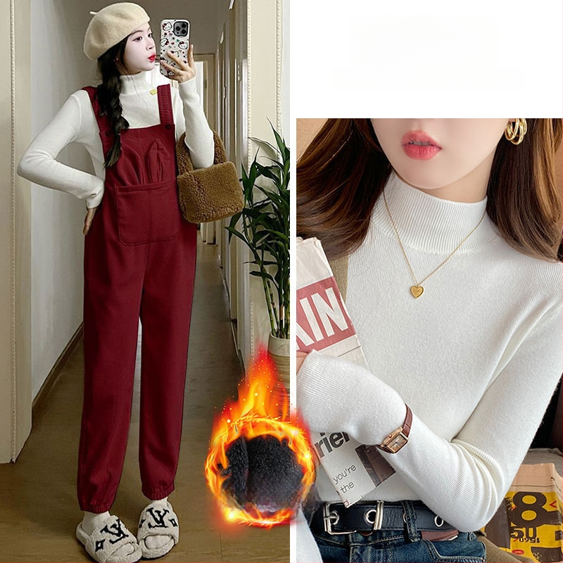 Nėščios moters kombinezonos su petnešomis — 3/4 ilgio kelnės, Chenille audinys, elastanas <30%, mikroelastinis, laisvas kirpimas