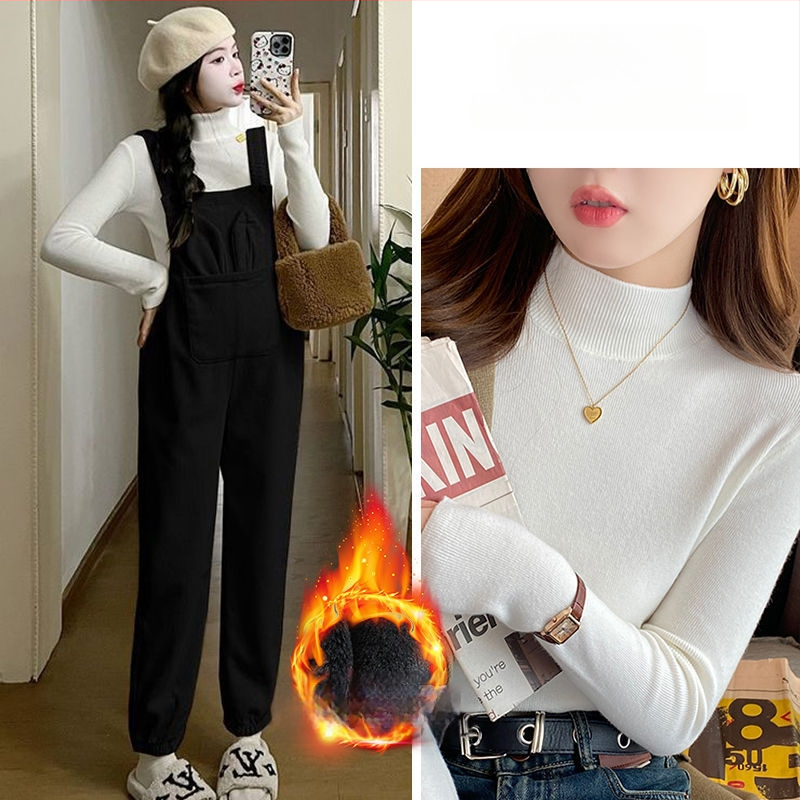 Nėščios moters kombinezonos su petnešomis — 3/4 ilgio kelnės, Chenille audinys, elastanas <30%, mikroelastinis, laisvas kirpimas