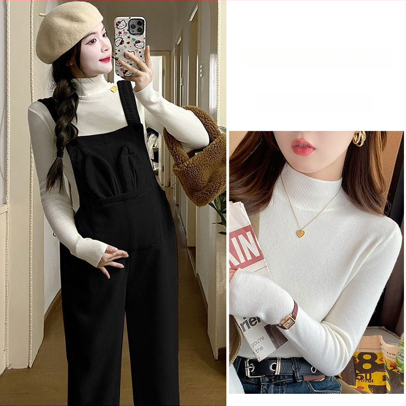 Nėščios moters kombinezonos su petnešomis — 3/4 ilgio kelnės, Chenille audinys, elastanas <30%, mikroelastinis, laisvas kirpimas