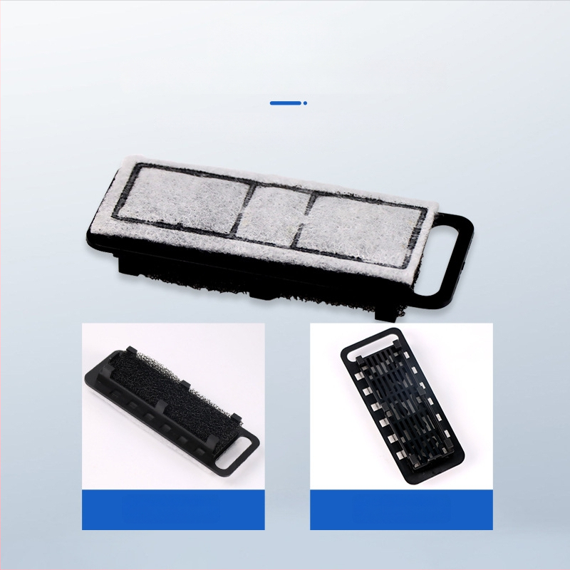 Sieninis akvariumo filtras — 3-in-1 filtravimas, vandens cirkuliacija ir deguonies tiekimas, plastmasinis korpusas, filtravimo vata