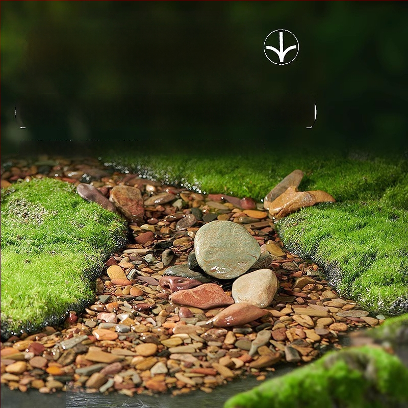 Smiltakmetis upės smėlio akvariumui, natūralus apačioje substratas, kraštovaizdžio dekoras, 1,5 kg, kilmė Shandong