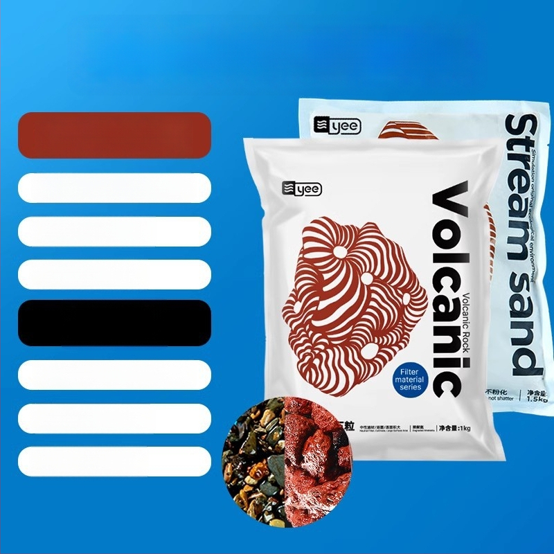 Smiltakmetis upės smėlio akvariumui, natūralus apačioje substratas, kraštovaizdžio dekoras, 1,5 kg, kilmė Shandong