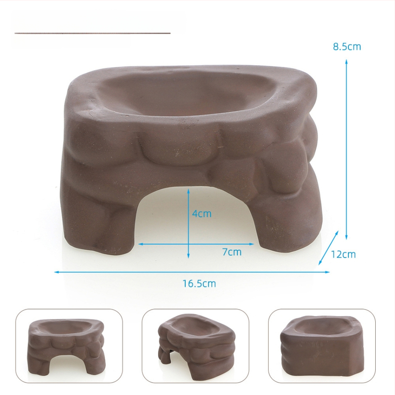 Keraminė vėžlio dekoratyvinė skulptūra, Fish Family prekinis ženklas, namų dekorui