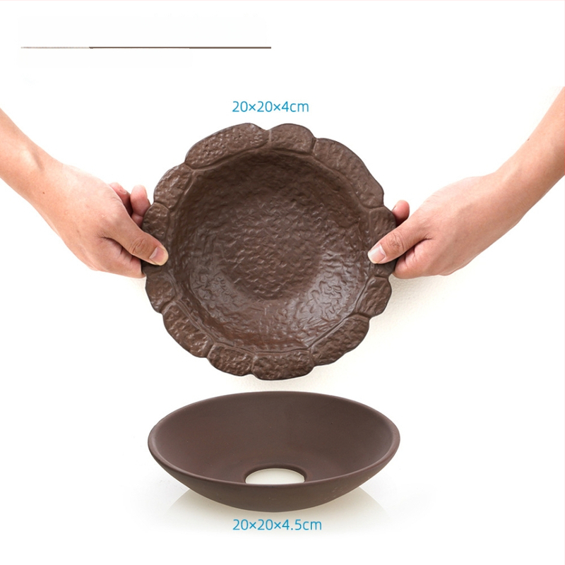 Keraminė vėžlio dekoratyvinė skulptūra, Fish Family prekinis ženklas, namų dekorui