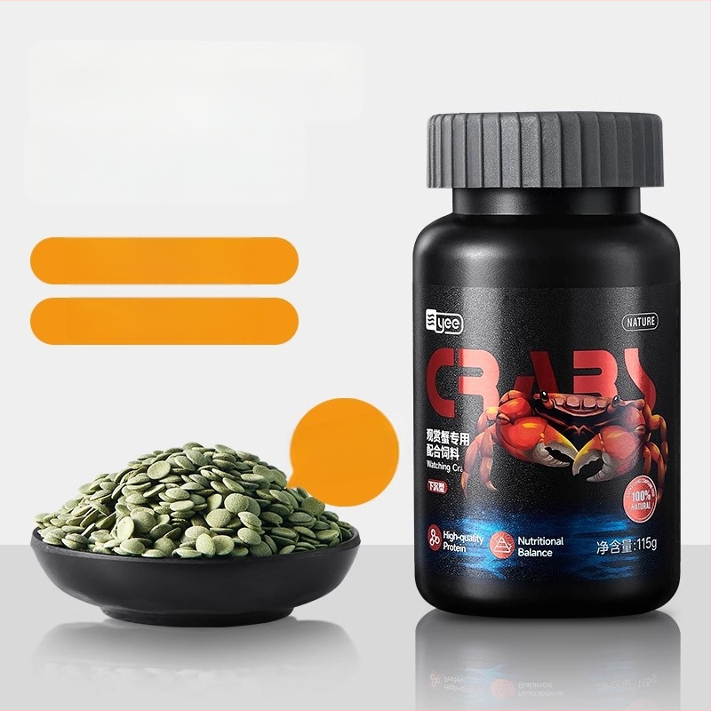 Yee dekoratiivkrabidele toit - kõrge proteiinisisaldus, õhuke koostis, kast 10