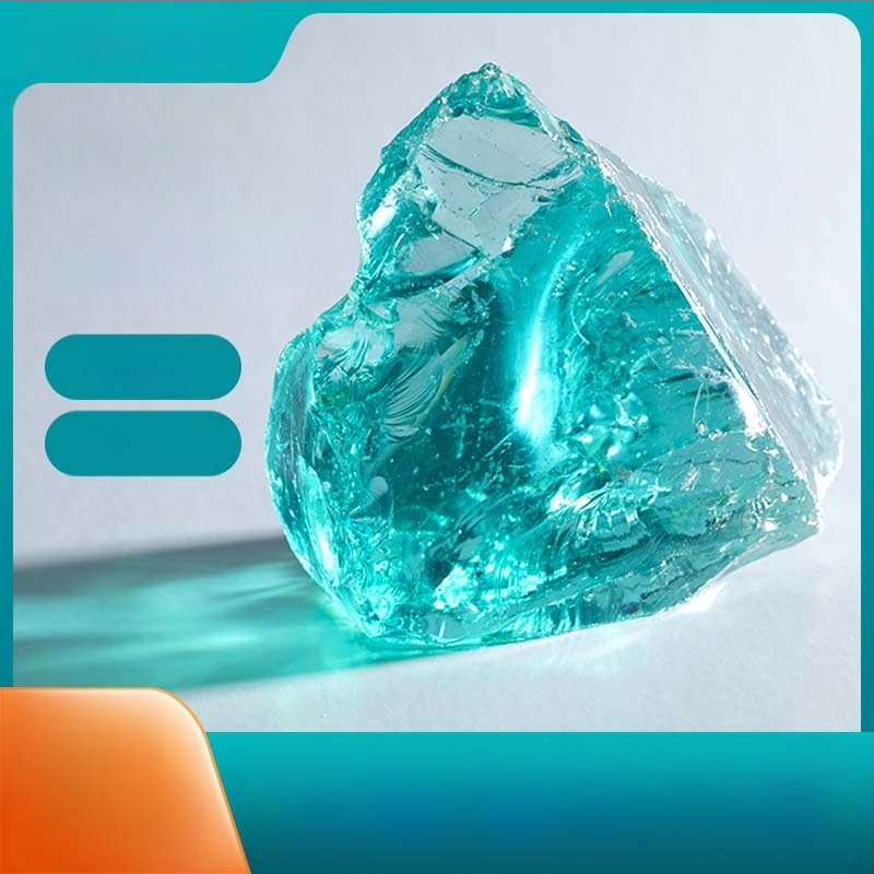 Ebakorrapärane klaasist kivi aianduse ja akvaariumi põhja kaunistamiseks, 500 g, 1 tk