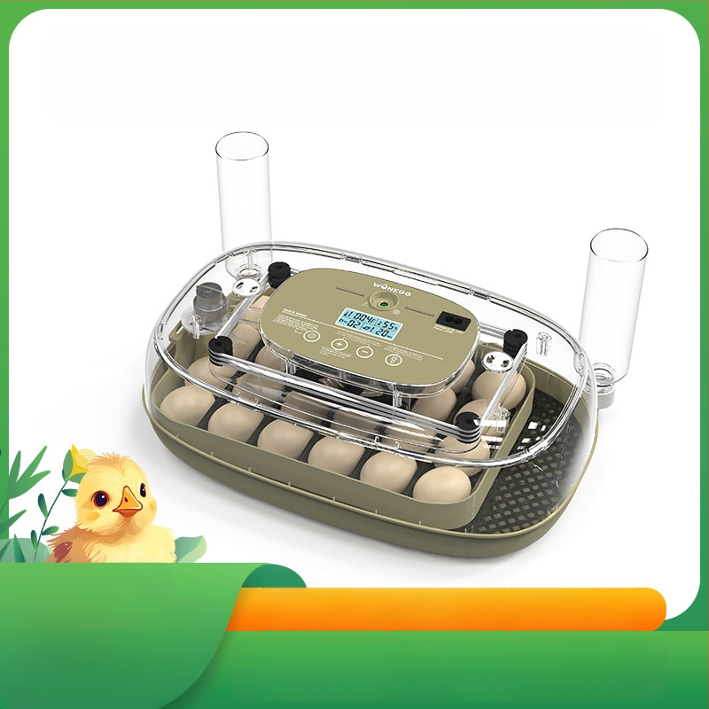 Täielikult automaatne inkubaator kana munade jaoks, mahutavus 24 muna, algajatele sobiv, bränd WONEGG