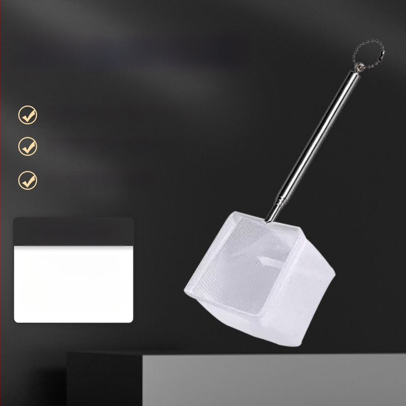 Nerūdijančio plieno teleskopinis akvariumo tinklas, rankų darbo, 50 g, Akvariumo įranga