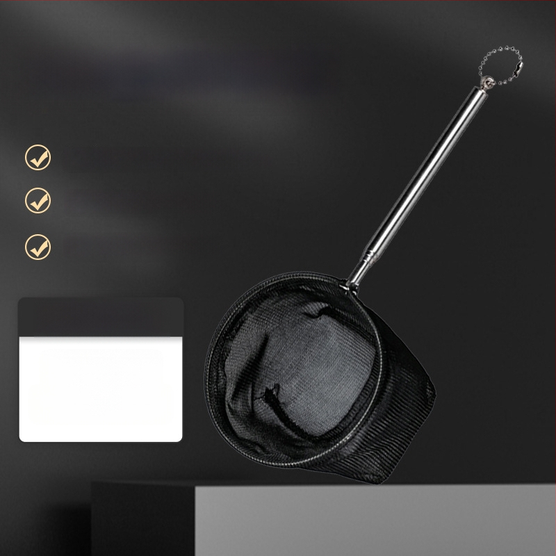 Nerūdijančio plieno teleskopinis akvariumo tinklas, rankų darbo, 50 g, Akvariumo įranga