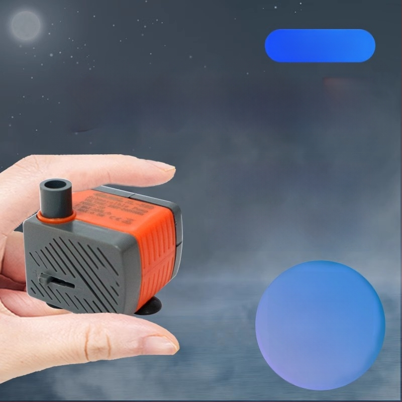 Povandeninis siurblys akvariumui, itin tylus, kompakti cirkuliacijos ir fontano siurblys, 3W/5W, plastikas, 0,5 kg