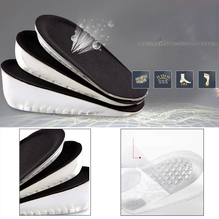 Augstuma paaugstināšanas pēdiņa apaviem – PU materiāls, slēgtā papēža paliktnis, paaugstināts dizains, modelis 154, piemērots sneakers, ādas apaviem, zābakiem, ikdienas un darba apaviem