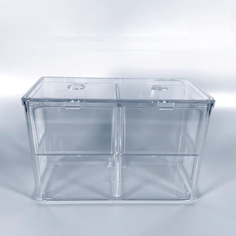 Polipropilėnų inkubavimo ir izoliacijos dėžutė guppy ir tropinių žuvų akvariumui