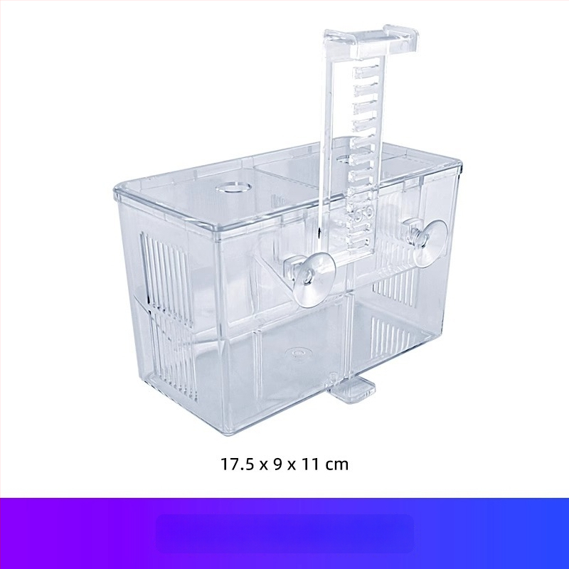 Polipropilėnų inkubavimo ir izoliacijos dėžutė guppy ir tropinių žuvų akvariumui