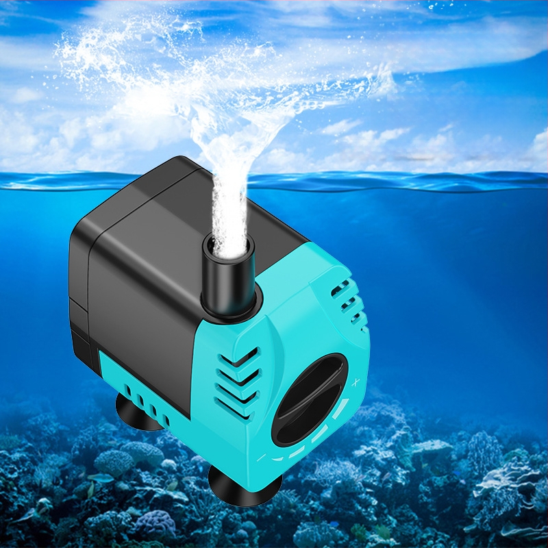 Povandeninė akvariumo siurblys su tyliai veikiančiu filtru, reguliuojamas srautas, didelis srautas, energijos taupymas, cirkuliacija prie dekoratyvinių akmenų