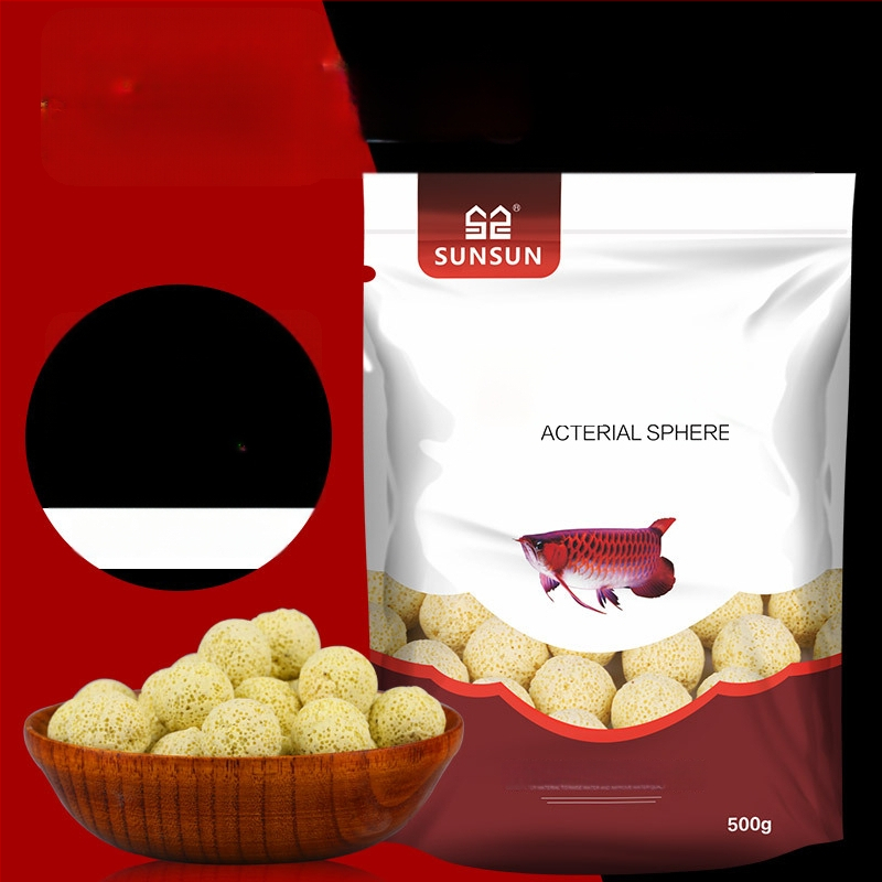 Akvariumo filtravimo medžiaga – Septyni viename filtravimas su Keraminiu žiedu, Biocheminės kamuoliukais, Maifan akmeniu, Vulkaniniu akmeniu; Svoris 0,5 kg; Prekė Sensen; Skirta gėlavandeniams žuvims