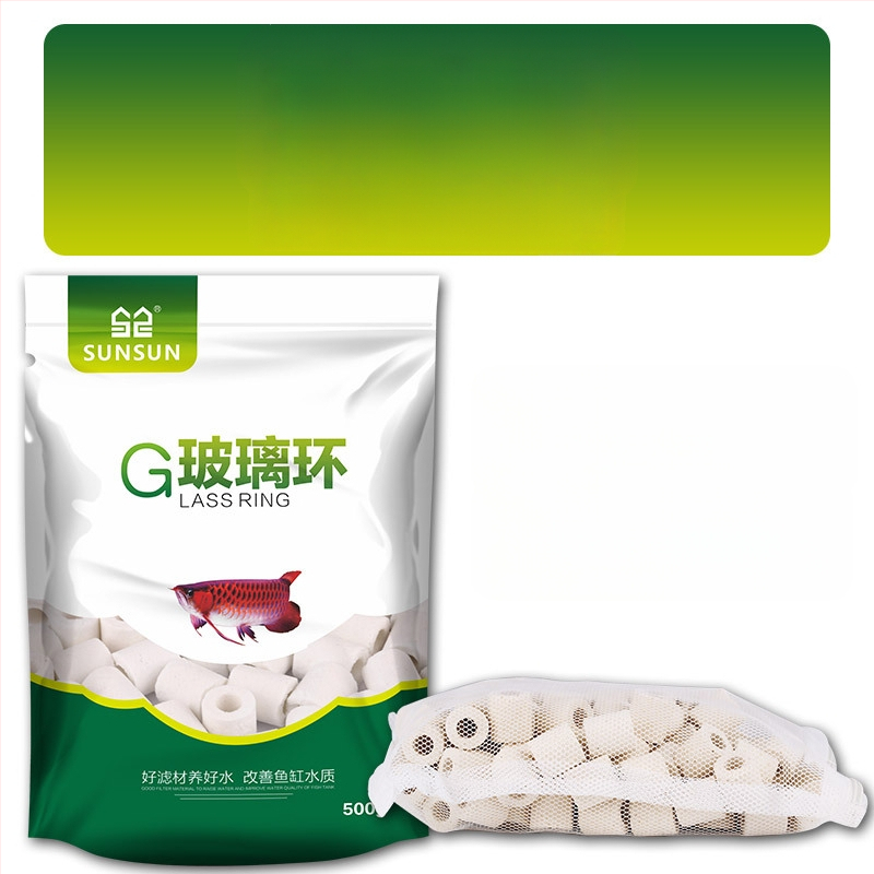 Akvariumo filtravimo medžiaga – Septyni viename filtravimas su Keraminiu žiedu, Biocheminės kamuoliukais, Maifan akmeniu, Vulkaniniu akmeniu; Svoris 0,5 kg; Prekė Sensen; Skirta gėlavandeniams žuvims