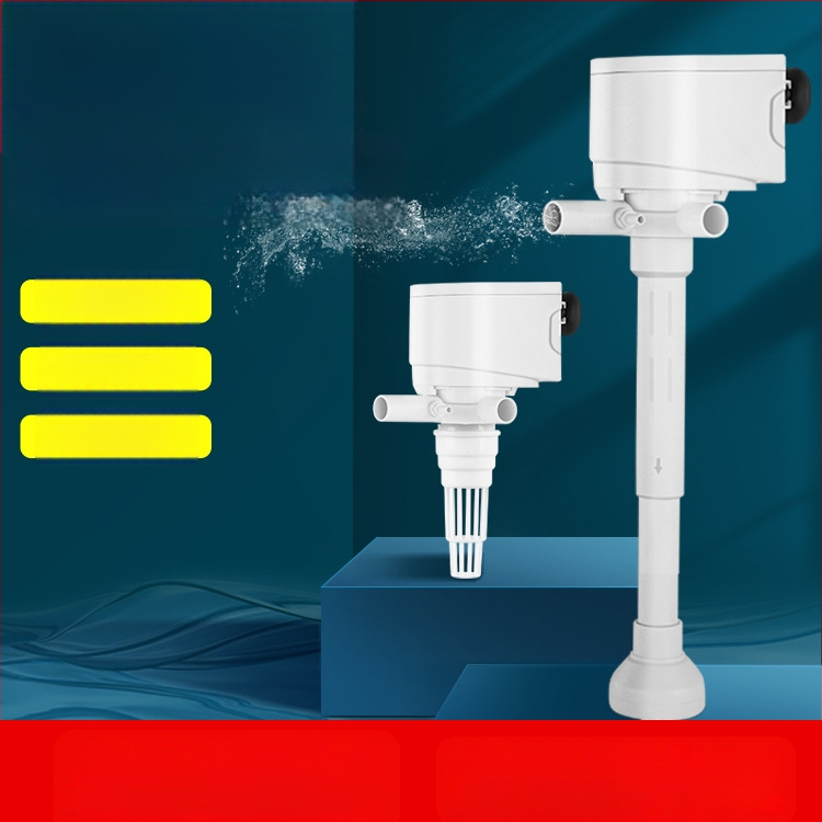 Po vandeniu esantis akvariumo siurblys su deguonies tiekimu ir filtravimu, 4 į 1 filtras, sieninis montavimas, tylus ir energiją taupantis