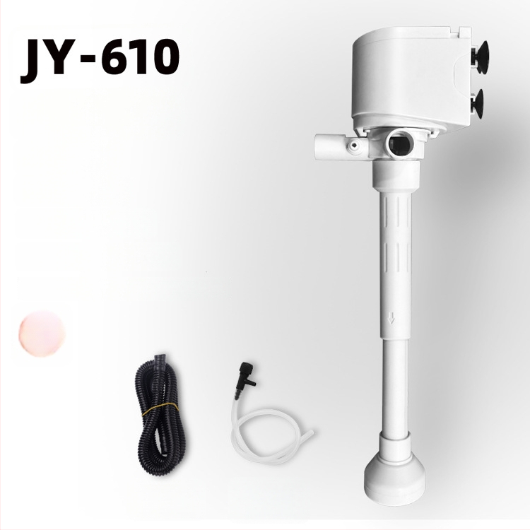 Po vandeniu esantis akvariumo siurblys su deguonies tiekimu ir filtravimu, 4 į 1 filtras, sieninis montavimas, tylus ir energiją taupantis