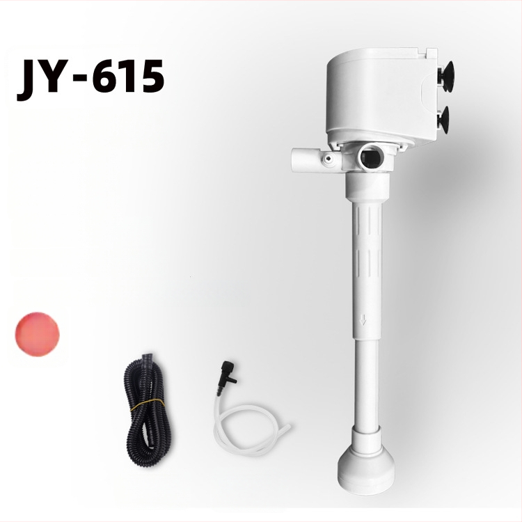 Po vandeniu esantis akvariumo siurblys su deguonies tiekimu ir filtravimu, 4 į 1 filtras, sieninis montavimas, tylus ir energiją taupantis