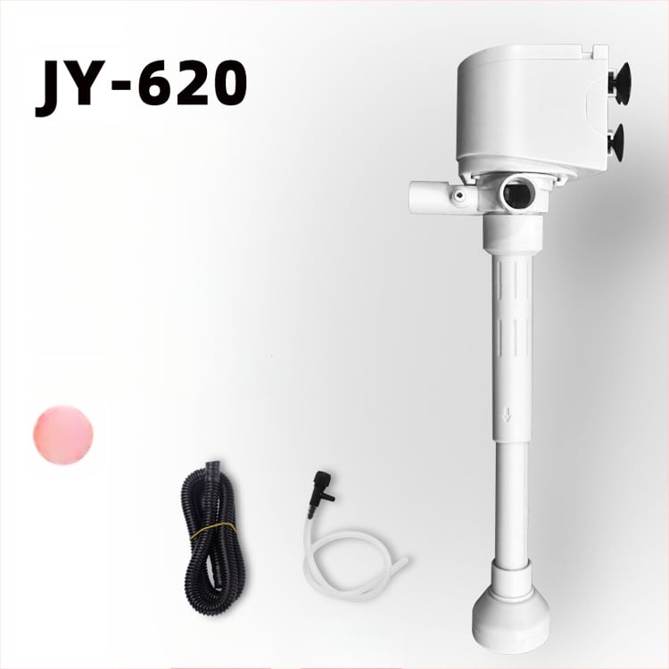 Po vandeniu esantis akvariumo siurblys su deguonies tiekimu ir filtravimu, 4 į 1 filtras, sieninis montavimas, tylus ir energiją taupantis