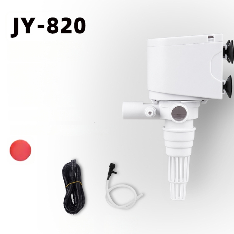 Po vandeniu esantis akvariumo siurblys su deguonies tiekimu ir filtravimu, 4 į 1 filtras, sieninis montavimas, tylus ir energiją taupantis