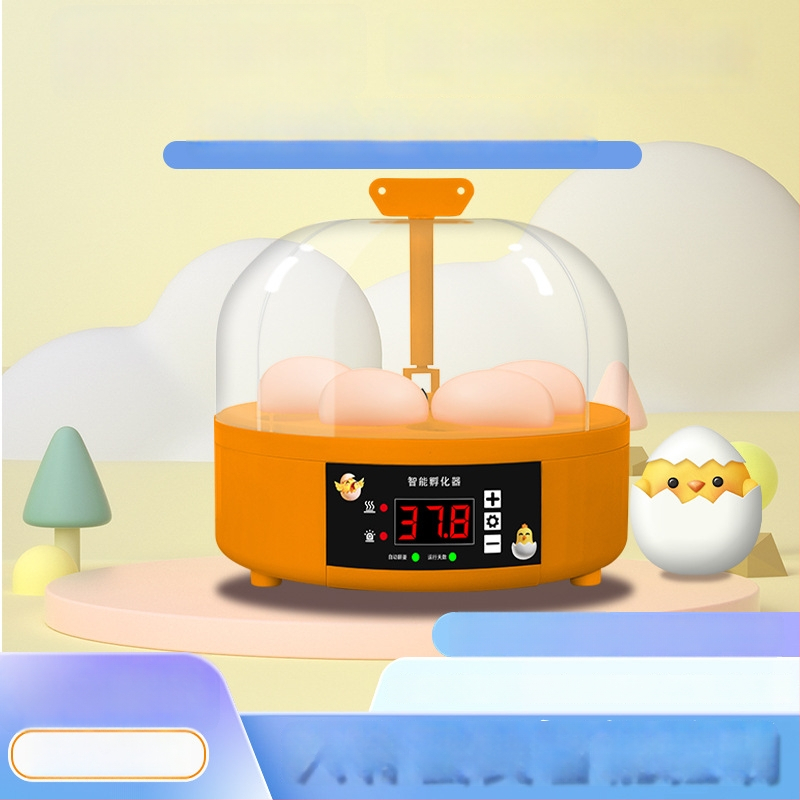 Kodune munainkubaator automaatse muna pööramisega, 6 muna mahutavus, sobib tibude ja putpelaste jaoks