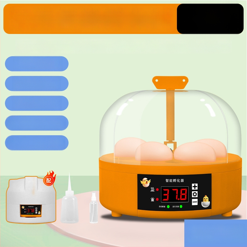 Kodune munainkubaator automaatse muna pööramisega, 6 muna mahutavus, sobib tibude ja putpelaste jaoks