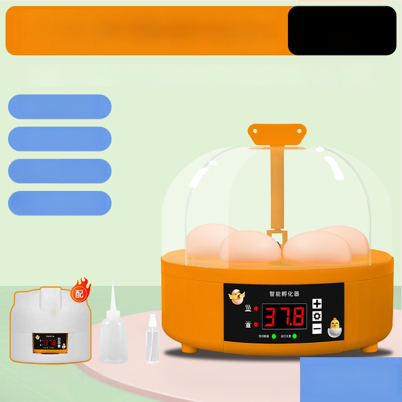 Kodune munainkubaator automaatse muna pööramisega, 6 muna mahutavus, sobib tibude ja putpelaste jaoks