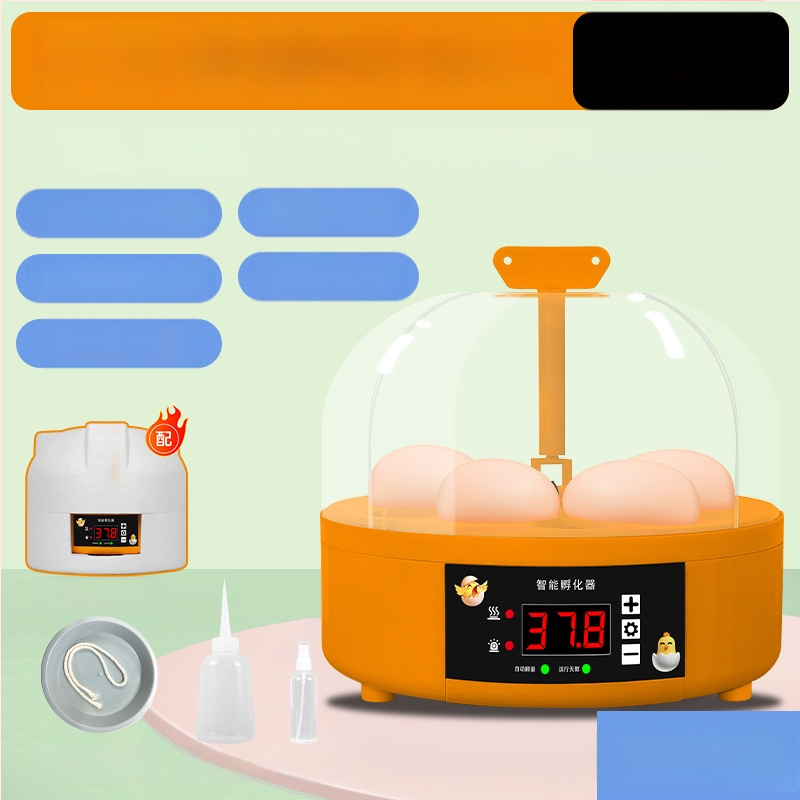 Kodune munainkubaator automaatse muna pööramisega, 6 muna mahutavus, sobib tibude ja putpelaste jaoks