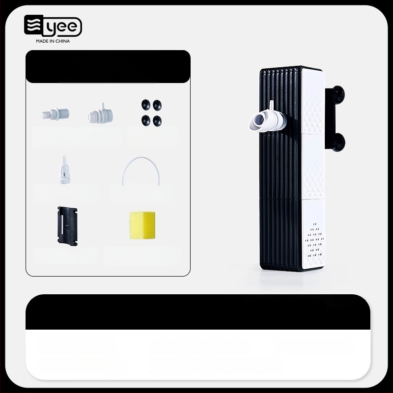 yee trijų vienų į akvariumo filtrą su siurbliu ir vandens cirkuliacijos sistema, įmontuotas labai tylus deguonies generatorius | Medžiaga: Plastikas | Svoris: 1,5 kg | Produkto kategorija: Filtras