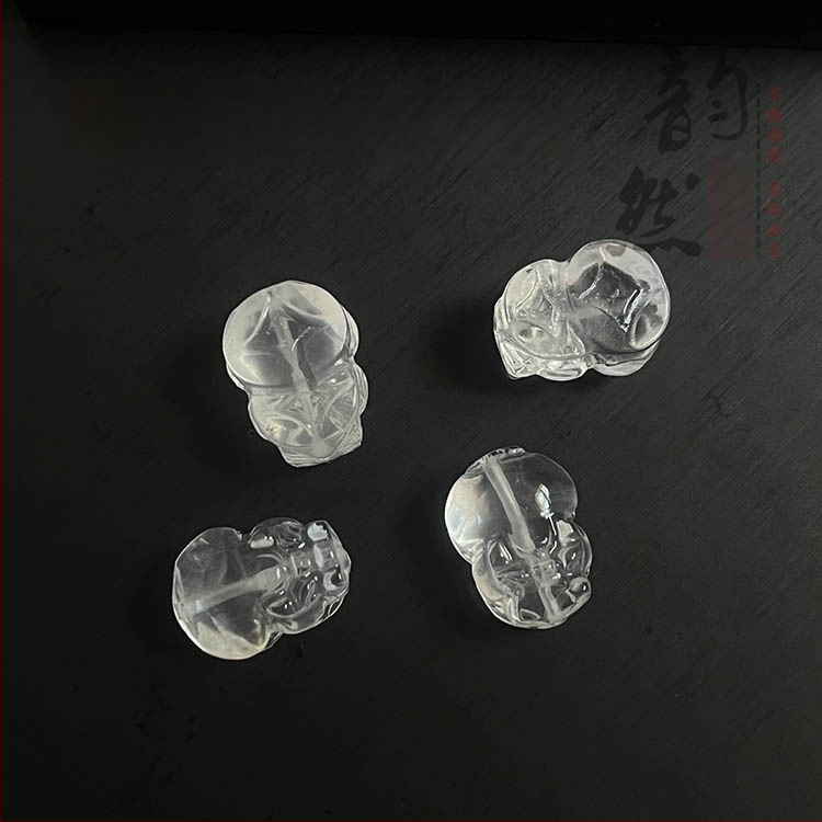 Kristāla pērlītes DIY rokassprādzei un kaklarotai – meandra motīvs, pulēta apdare, zīmols Abner, izcelsme Austrumu Ķīnas jūras