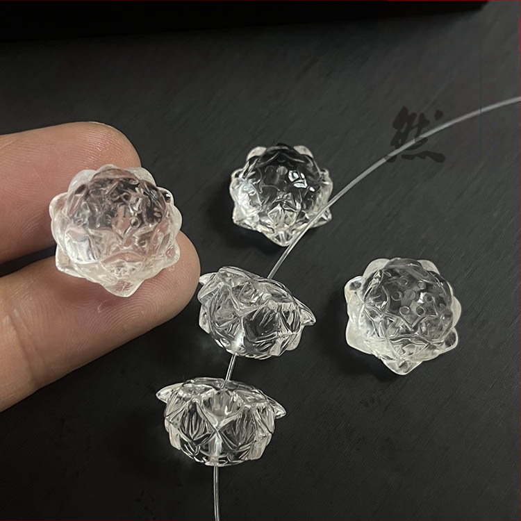 Kristāla pērlītes DIY rokassprādzei un kaklarotai – meandra motīvs, pulēta apdare, zīmols Abner, izcelsme Austrumu Ķīnas jūras