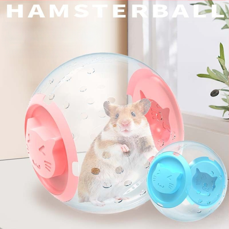 Hamsterio bėgimo kamuolys ir ratukas – plastikas, kilmė Zhejiang, pakuotė 40 vnt, svoris 0,2 kg