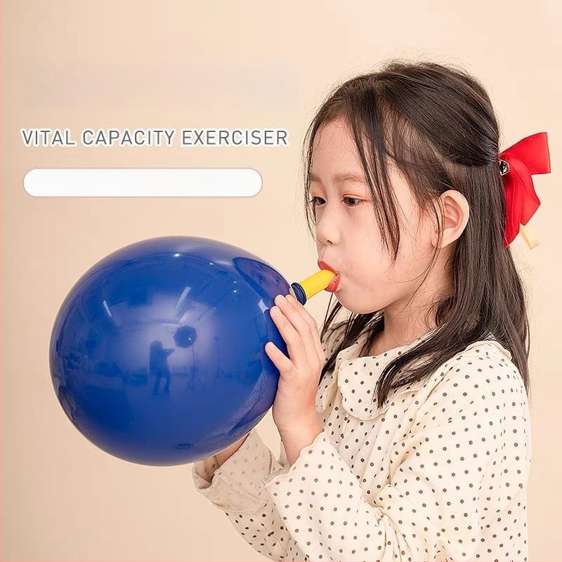 Kvėpavimo treniruočių balionas vyresniems ir vaikams, latekso balionas, apvalios formos, su Can logotipu