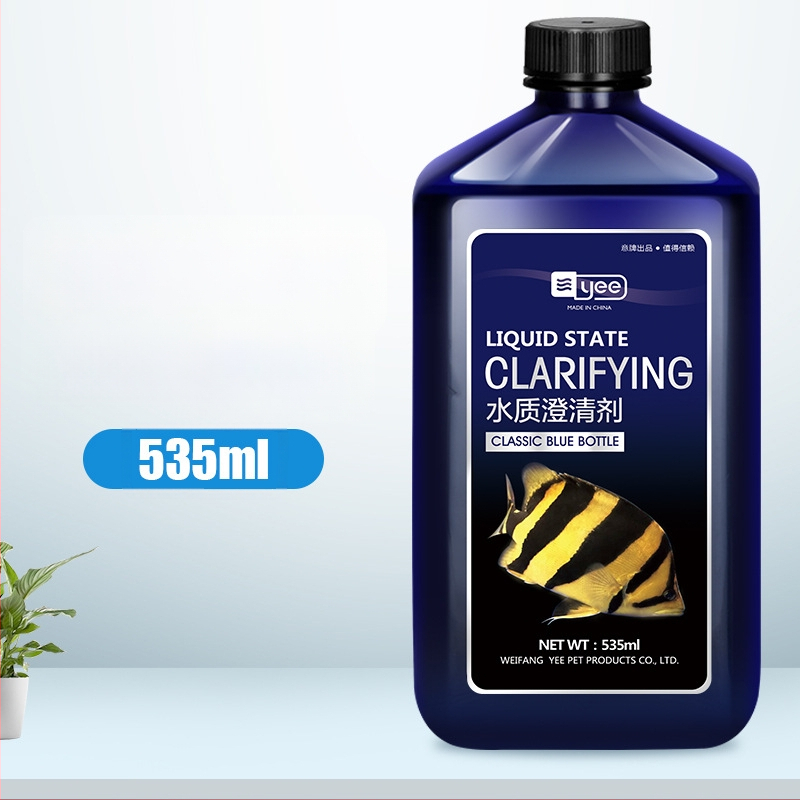 Akvārija ūdens attīrītājs - YEE plastmasas pudeles tīrīšanas līdzeklis akvārijiem, 0,55 kg, ražots Ķīnā