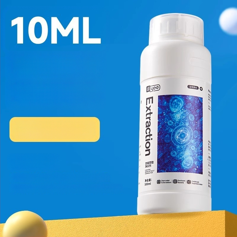 Akvārija ūdens attīrītājs - YEE plastmasas pudeles tīrīšanas līdzeklis akvārijiem, 0,55 kg, ražots Ķīnā