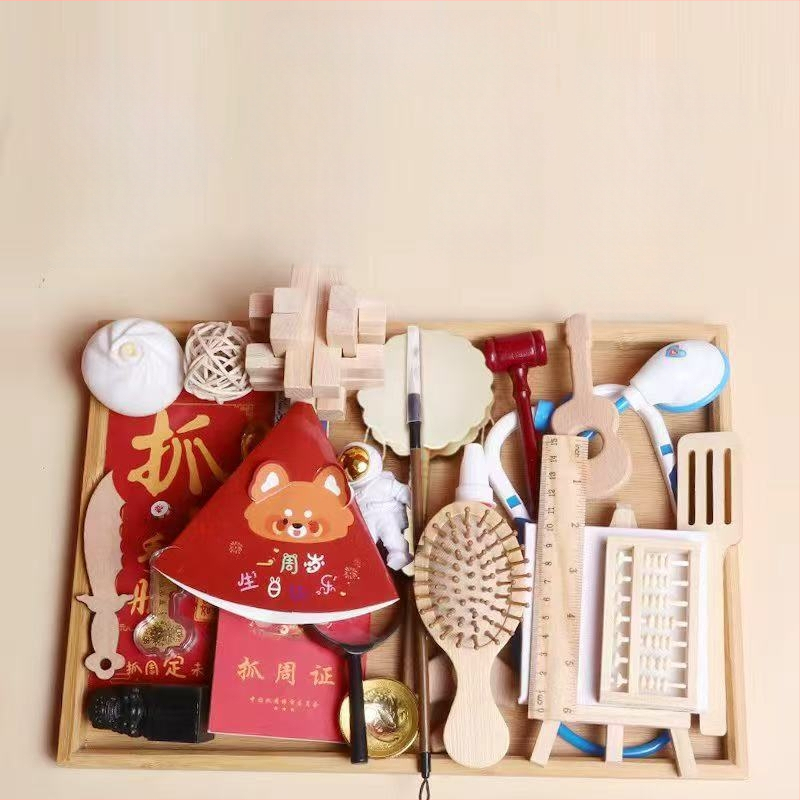 Blessings – Vaiko pirmos gimtadienio rekvizitų rinkinio komplektas, modernus kinų stilius vietos dekoravimui