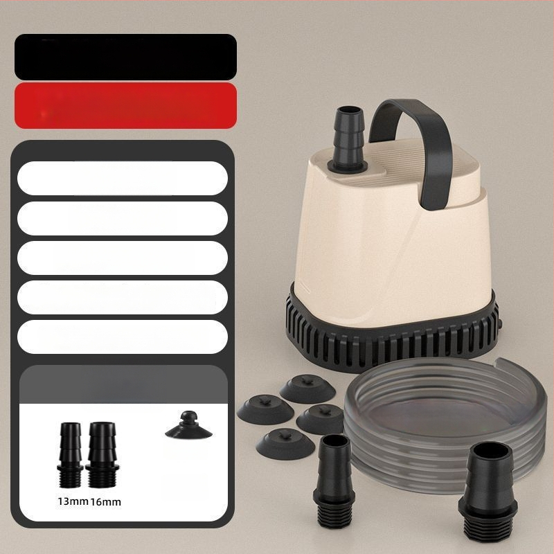 Panardinamas akvariumo siurblys – apatinis siurbimas, filtracijos cirkuliacija, itin tylus, ABS medžiaga, vandens keitimui